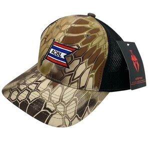 Kryptek Camouflage SnapBack American Commercial Barge Line Camo Hat New